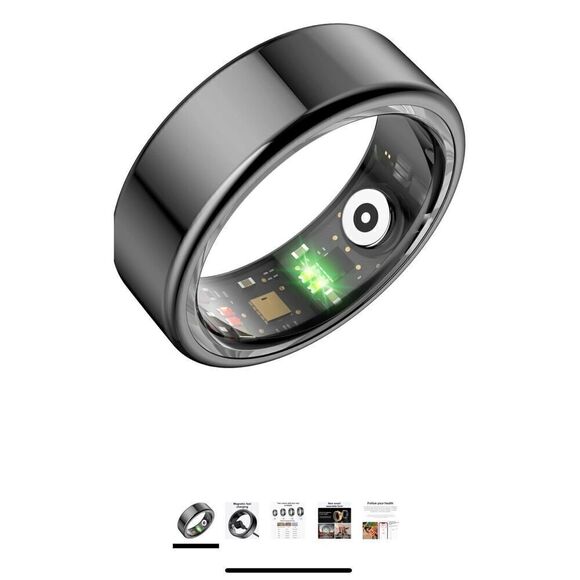 Gniukxe Smart Ring,Health Tracker Ring,Fitness Sleep Tracker Ring,Tracker for Fi - Picture 4 of 4